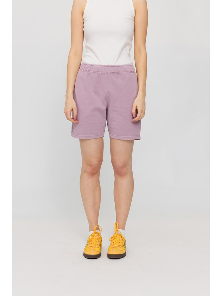 Sweat-Shorts "Natural Dye" in Mauve