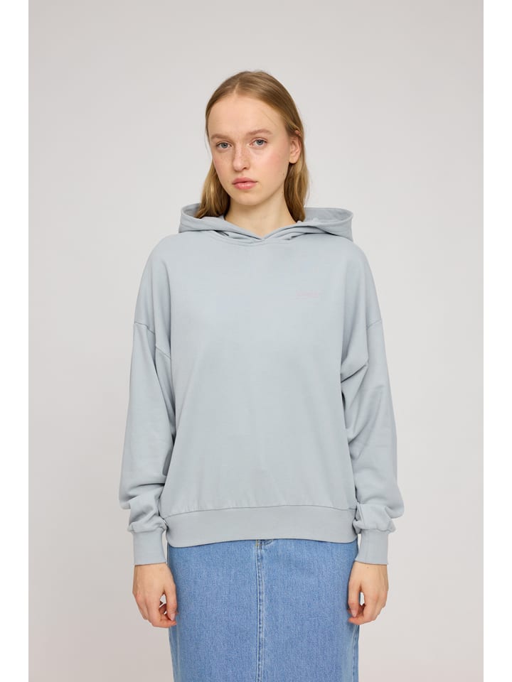 Hoodie "Back Print" in Grau