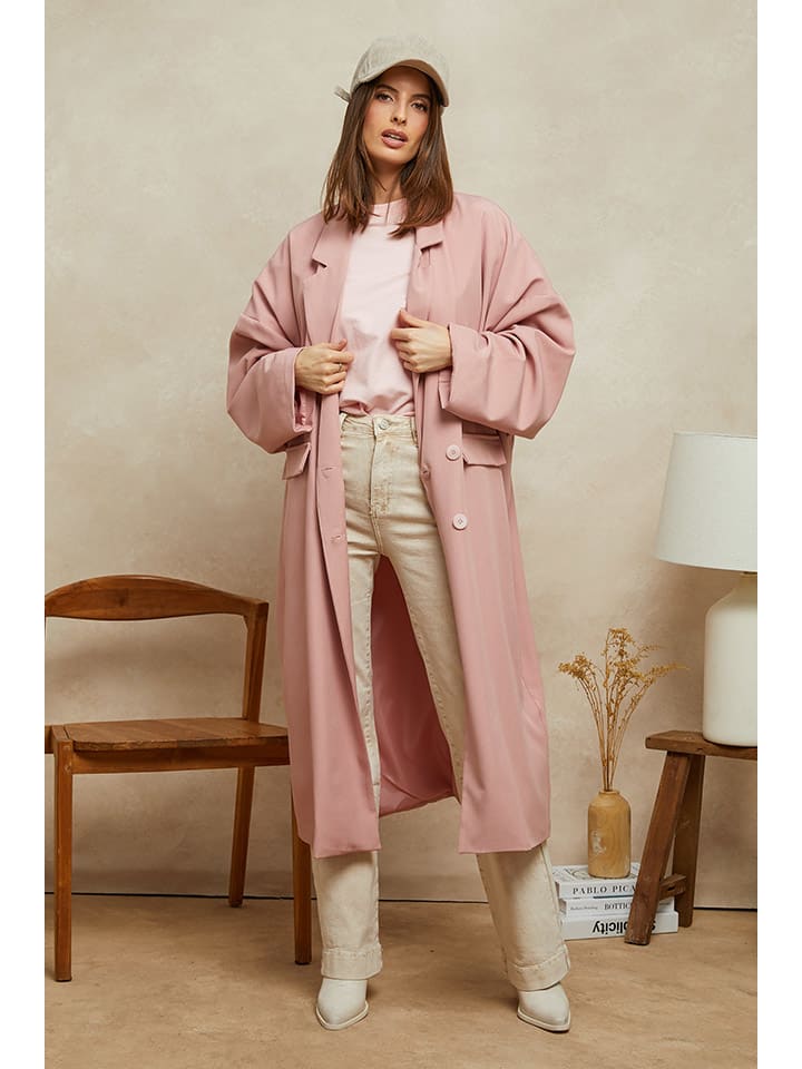 Übergangsmantel "Rossi" in Rosa
