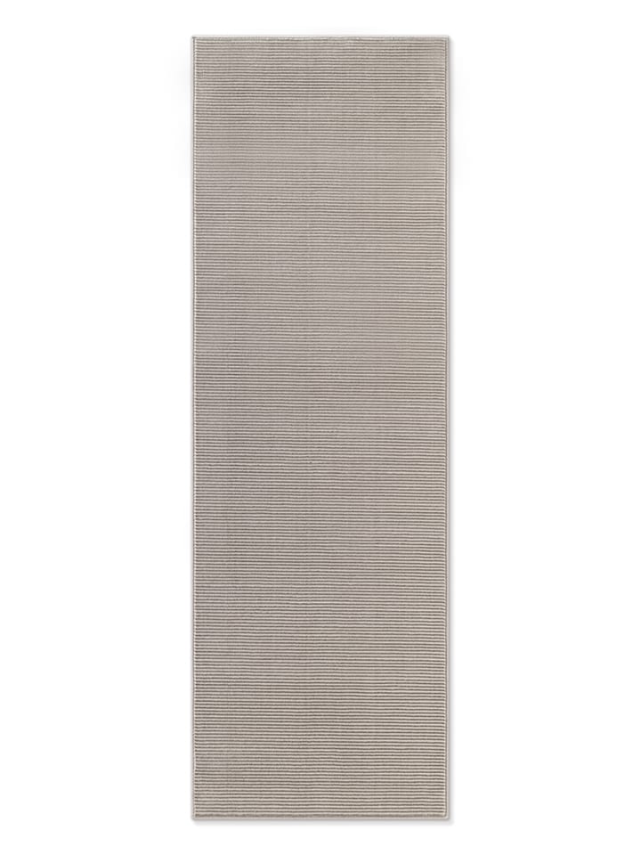Kurzflor-Teppich "Perles" in Grau/ Creme