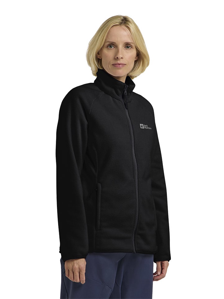 Fleecejacke "Moonrise" in Schwarz