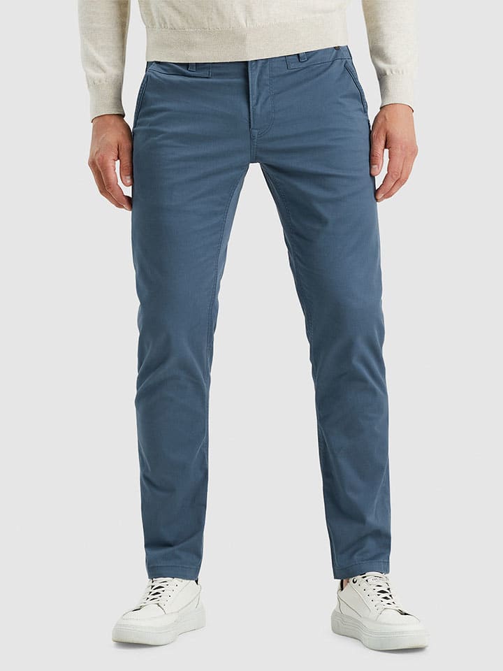 Spodnie chino w kolorze niebieskim