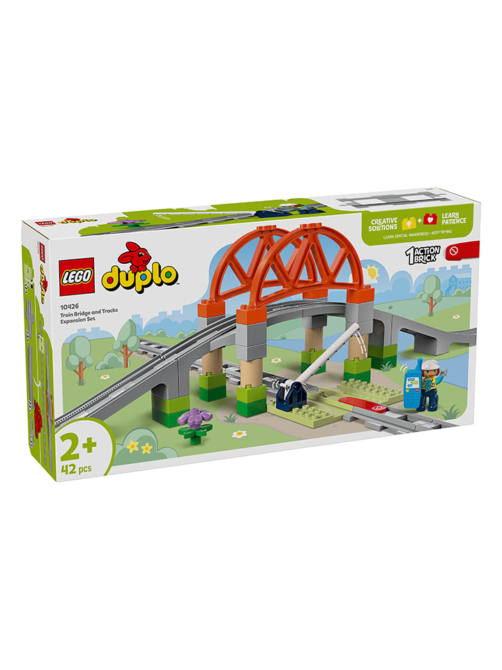 LEGO® DUPLO®: Railroad bridge and tracks - 2+