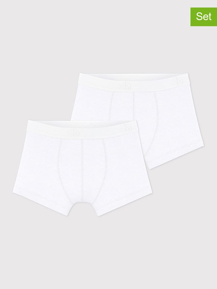 2-delige set: boxershorts wit