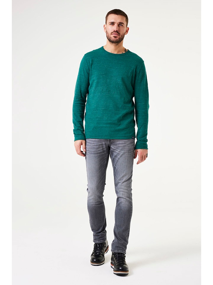 Sweter w kolorze zielonym