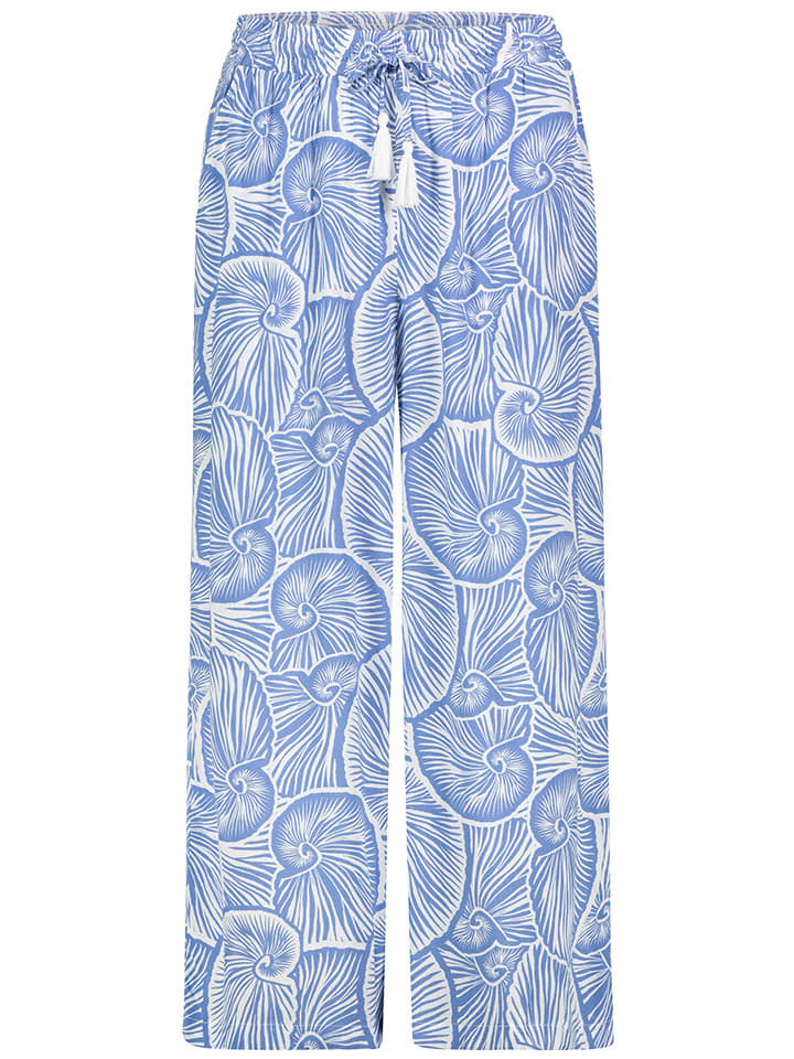 Hose in Blau/ Weiß
