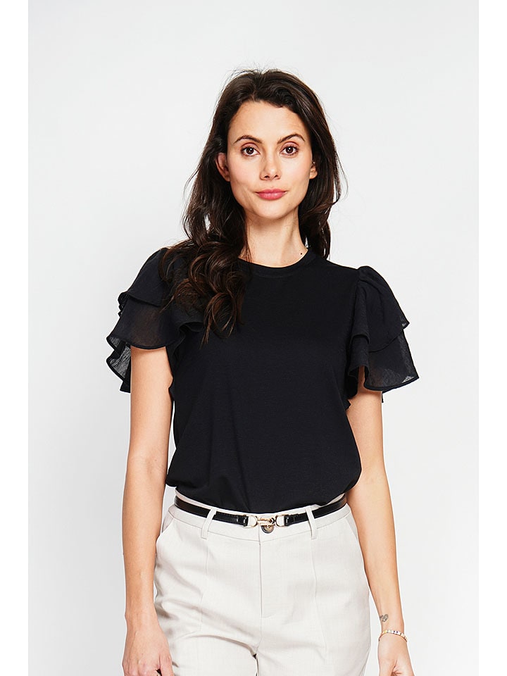 Bluse in Schwarz