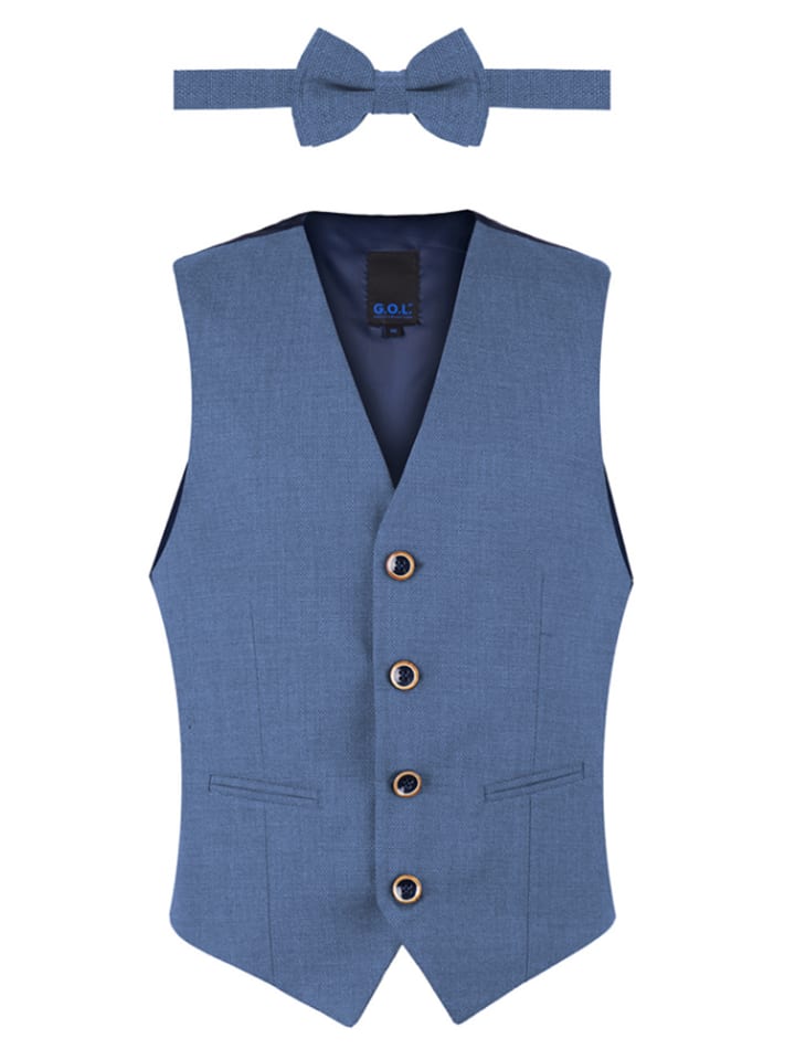 2-delige outfit blauw