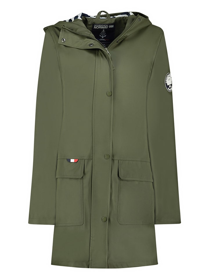 Parka "Curieuse" w kolorze khaki