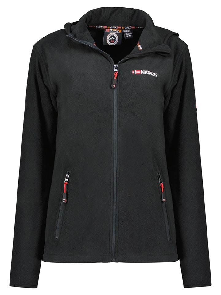 Fleecejacke "Unicia" in Schwarz