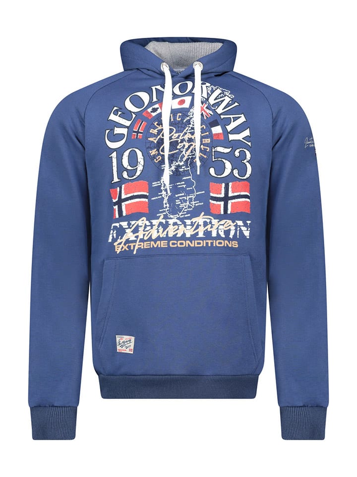 Hoodie "Gakim" blauw