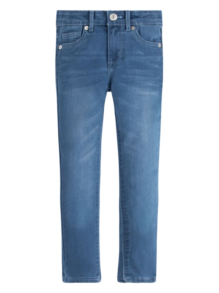 Dżinsy - Skinny fit - w kolorze niebieskim