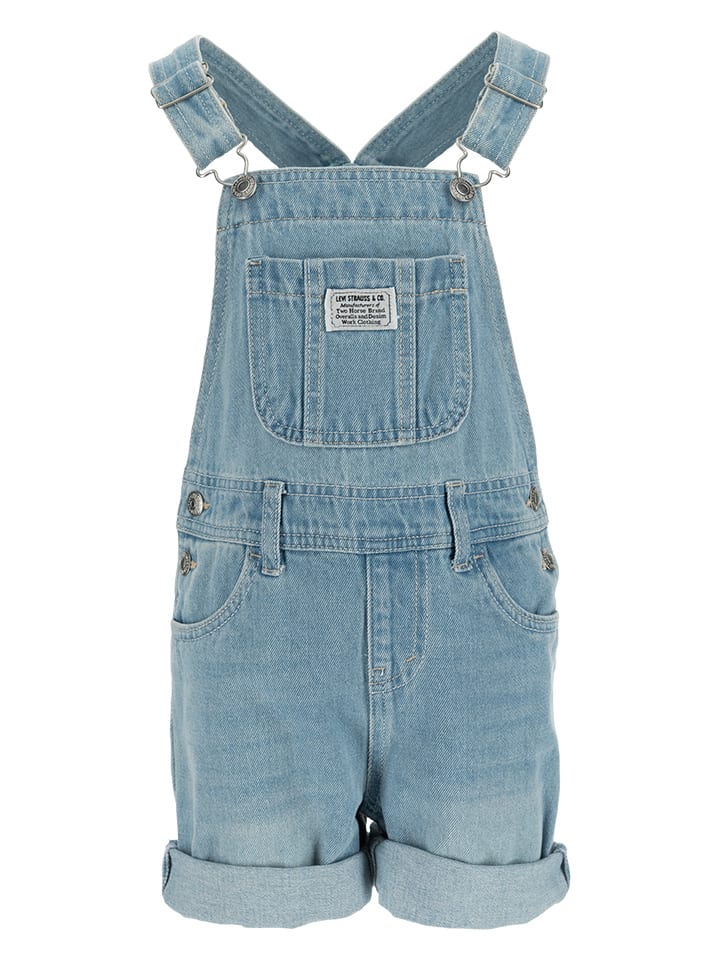Jeans-Latzhose in Blau