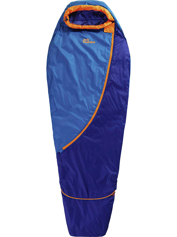 Schlafsack "Grow Up Moonrise" in Blau/ Hellblau - (L)190 x (B)70 cm