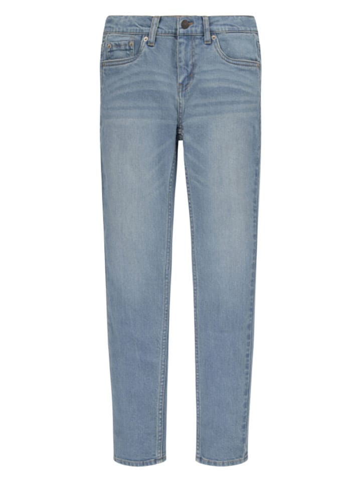 Dżinsy - Skinny fit - w kolorze błękitnym