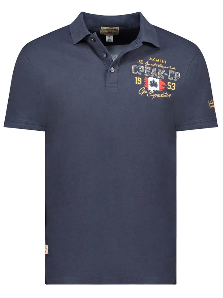 Koszulka polo "Kapucineak" w kolorze granatowym