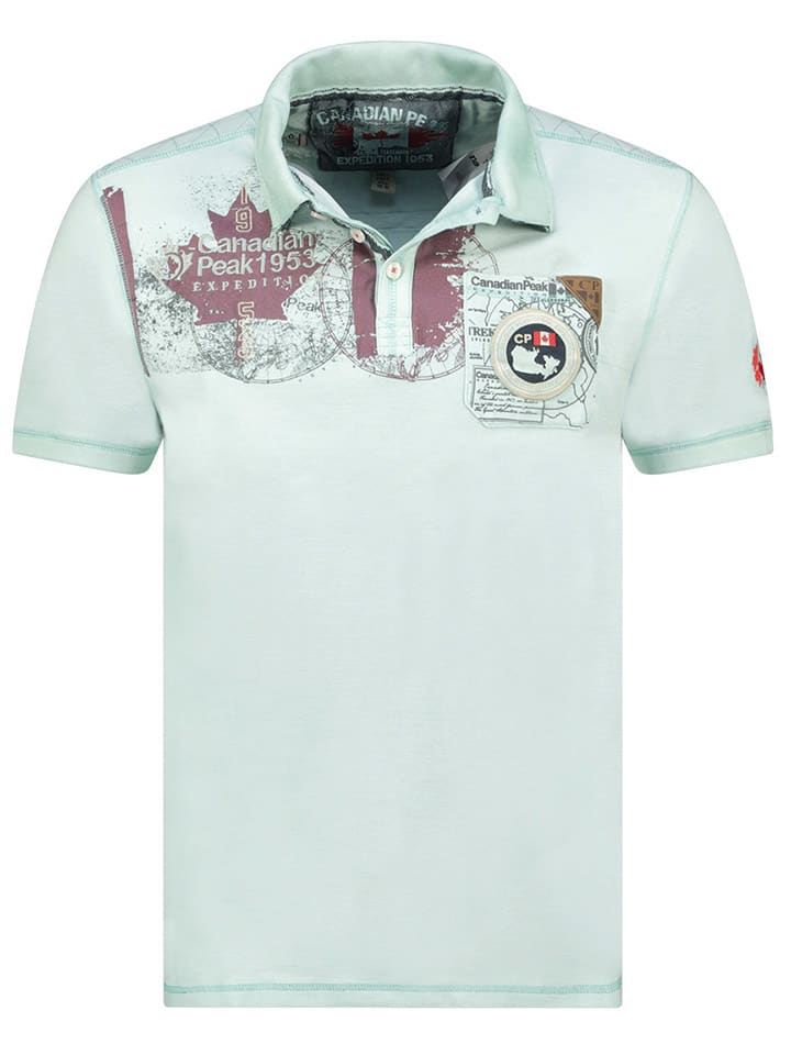 Poloshirt "Kimaceak" lichtblauw