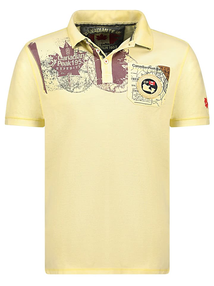 Poloshirt "Kimaceak" geel