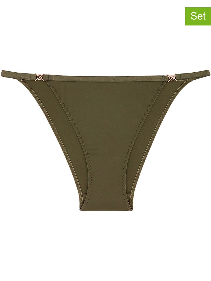 2er-Set: Strings in Khaki