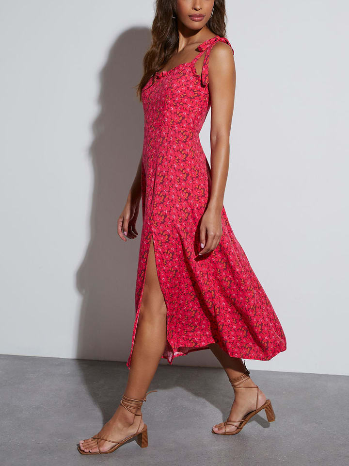 Kleid in Pink/ Bordeaux