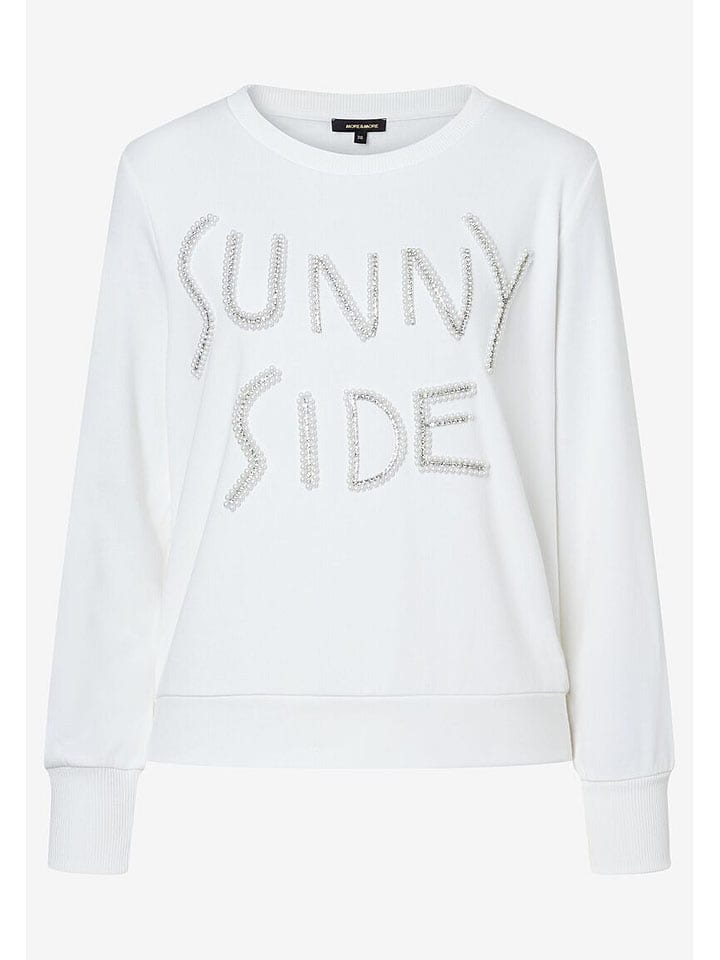 Sweatshirt in Weiß