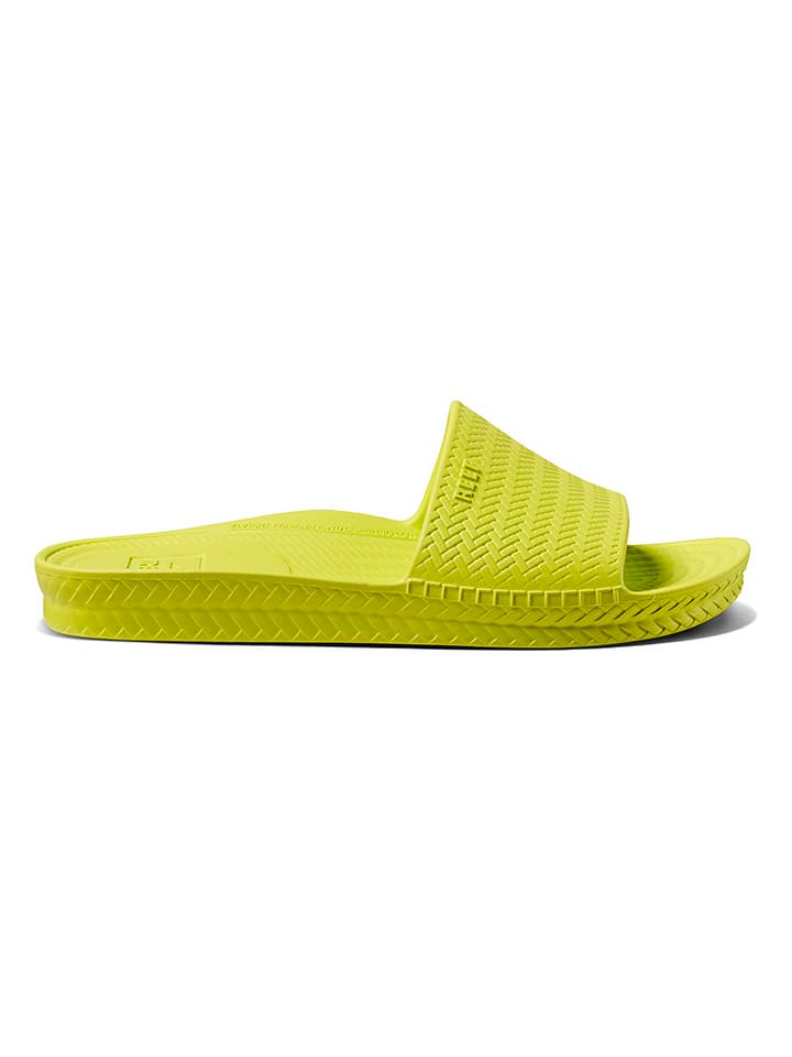 Slippers citroengroen