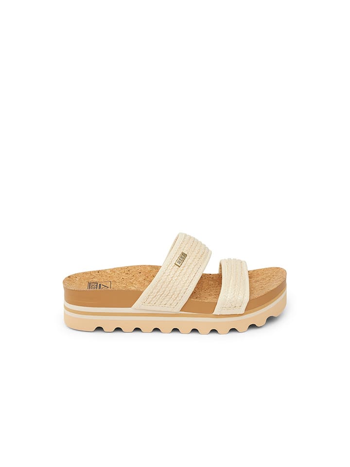Plateauslippers "Cushion Vista" beige