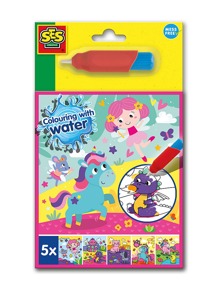 Kleurboek "Schilderen met waterstiften - Fantasie" - vanaf 3 jaar