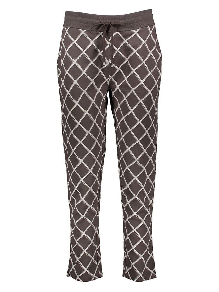 Pyjama-Hose in Dunkelbraun