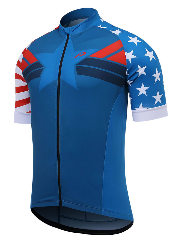 Fietsshirt "Meteor" blauw