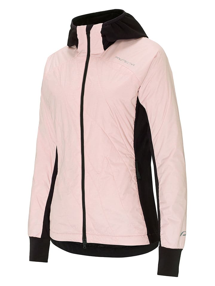 Hybridjacke "Macro" in Hellrosa/ Schwarz