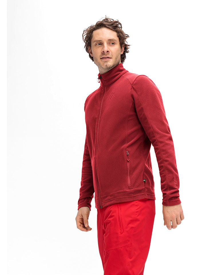 Fleece vest "Dennis" rood