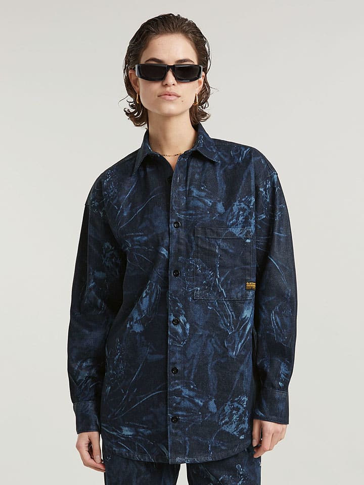 Blousejas donkerblauw
