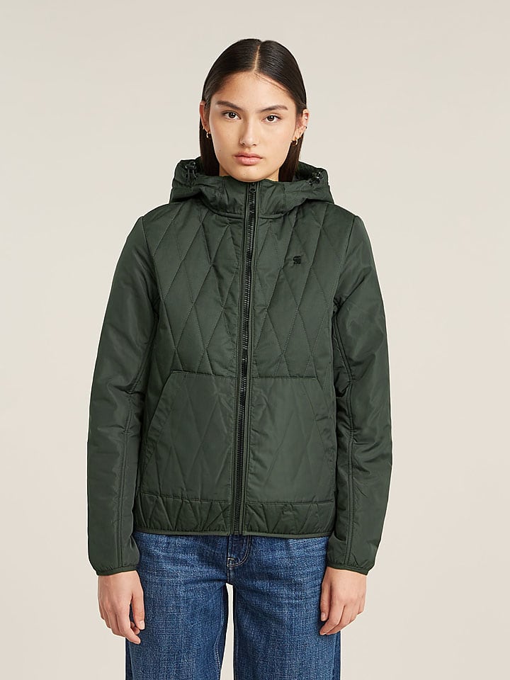Steppjacke in Grün