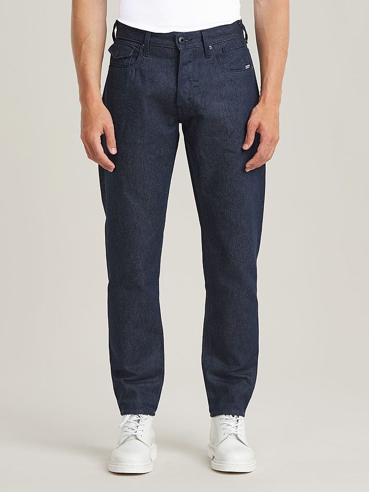 Dżinsy - Tapered fit - w kolorze granatowym