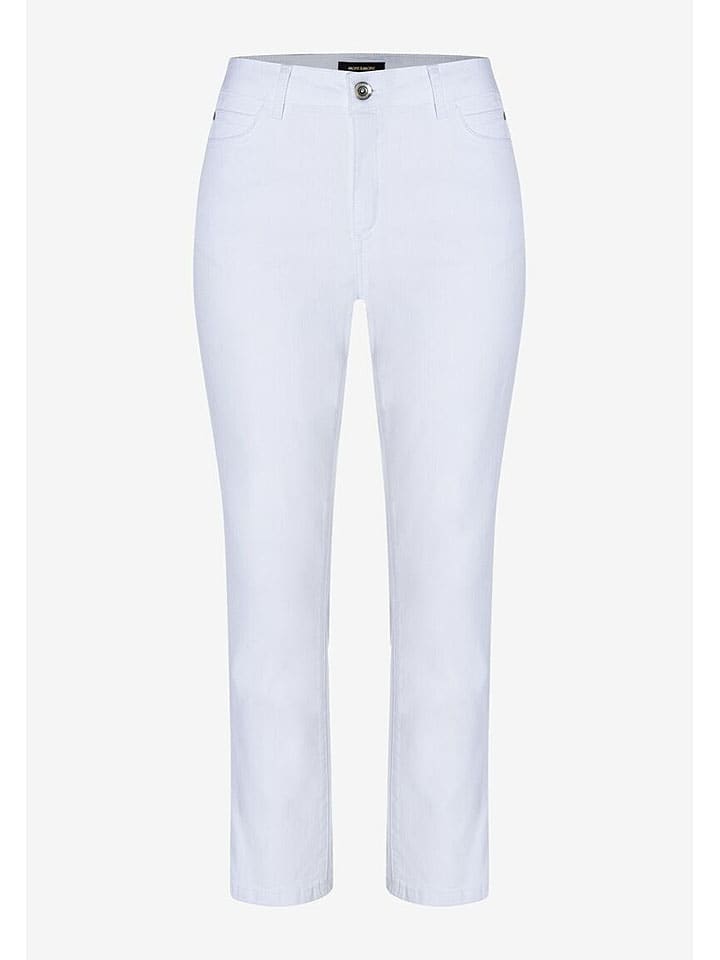 Dżinsy - Slim fit - w kolorze białym