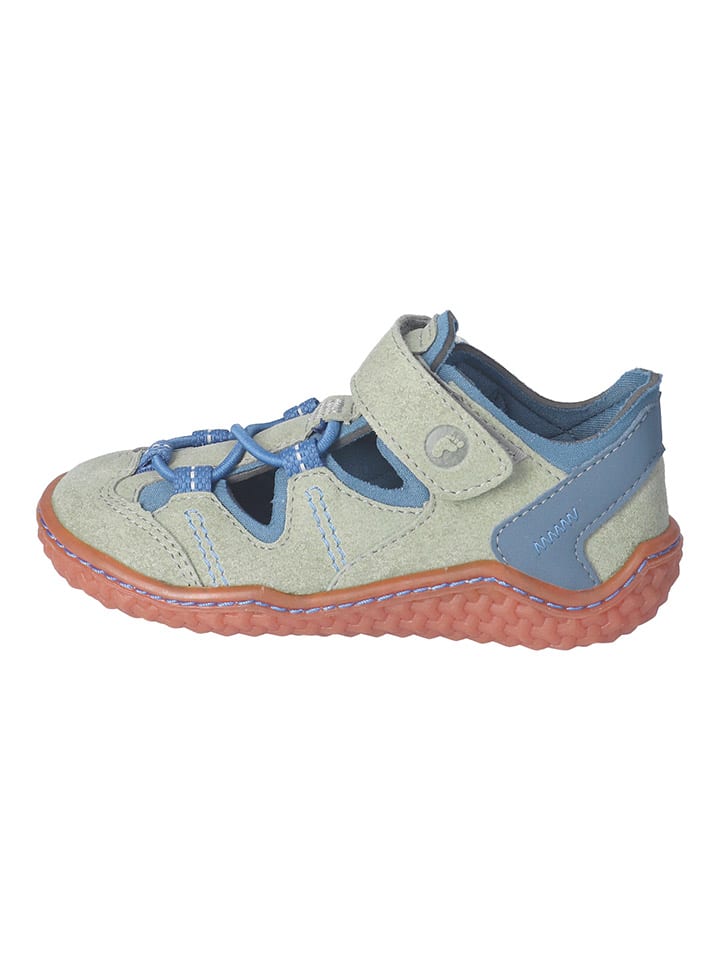 Barfußschuhe in Mint/ Blau