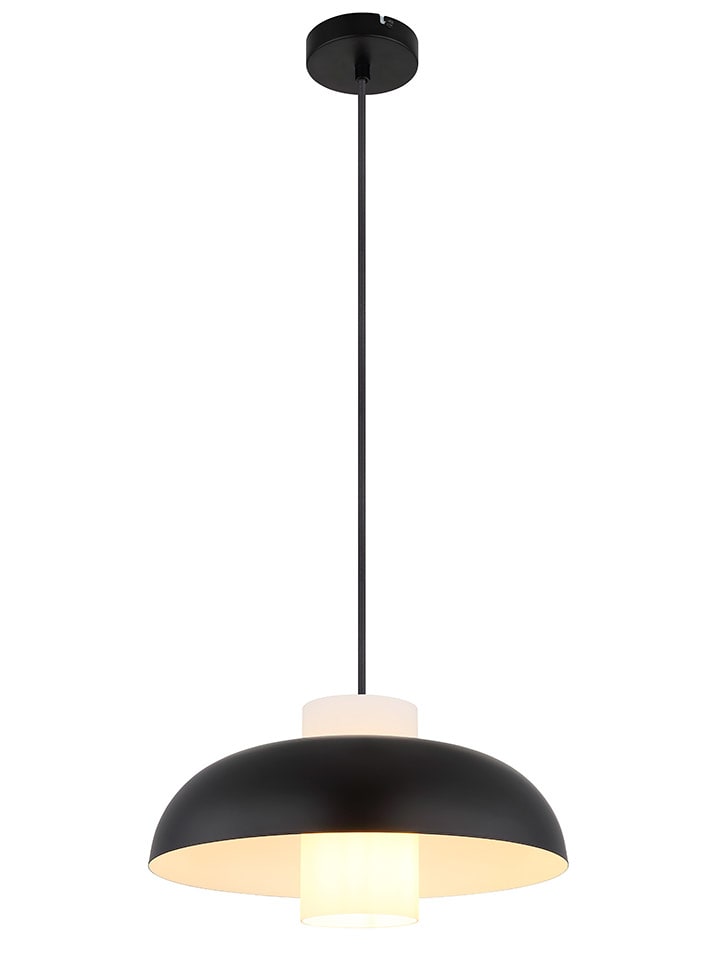 Hängeleuchte "Lowe" in Schwarz - (H)120 x Ø 38 cm