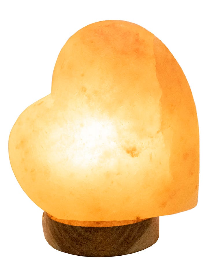 Tischleuchte "Stone" in Beige - (B)17,8 x (H)19 x (T)11,4 cm