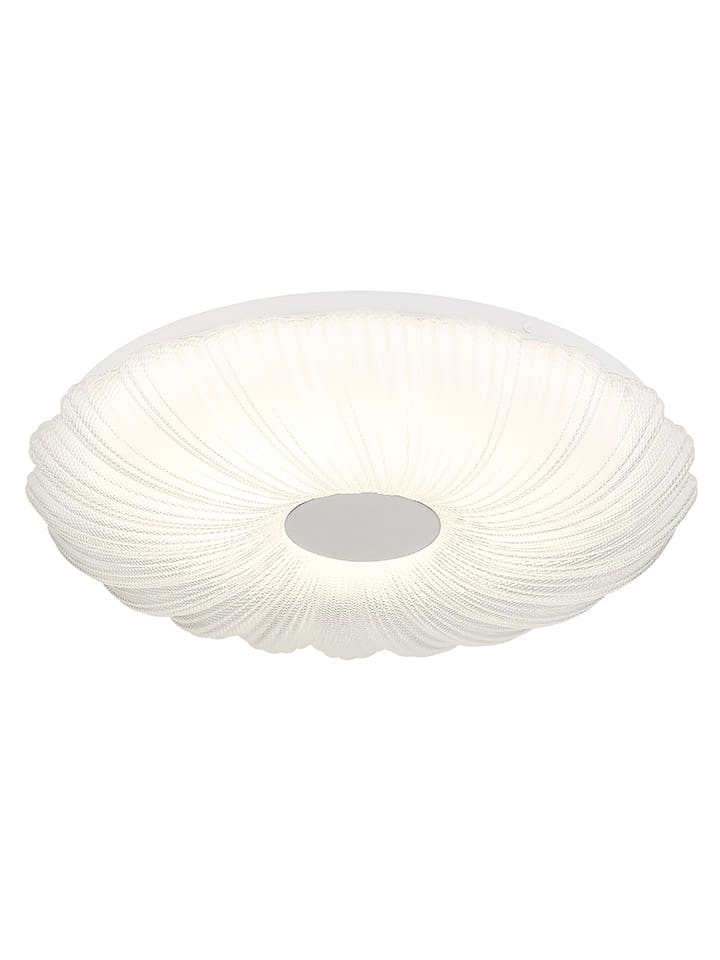 LED-Deckenleuchte "Cavendish" in Weiß - (H)7 x Ø 38 cm