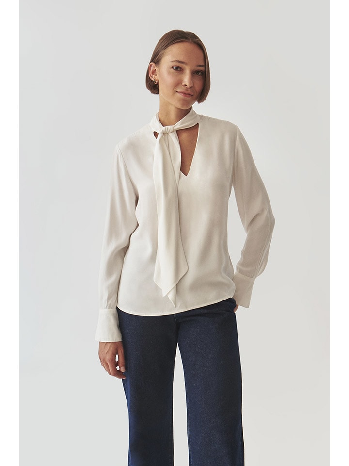 Bluse in Creme