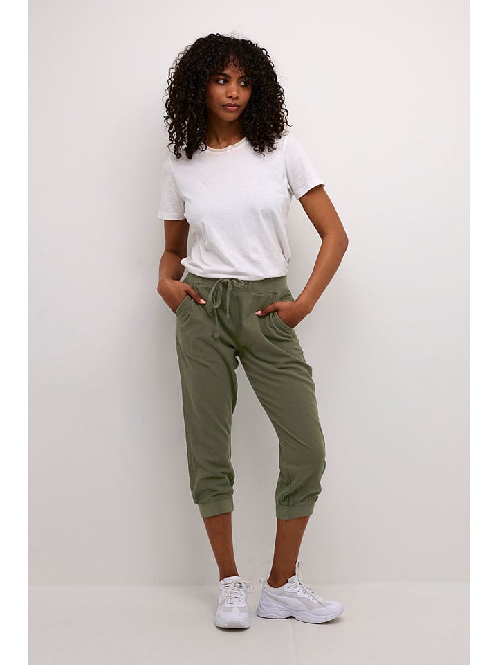Carprihose "Naya" in Khaki