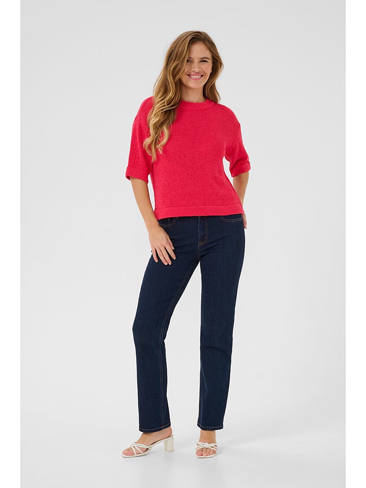 Sweter "Sevita" w kolorze czerwonym