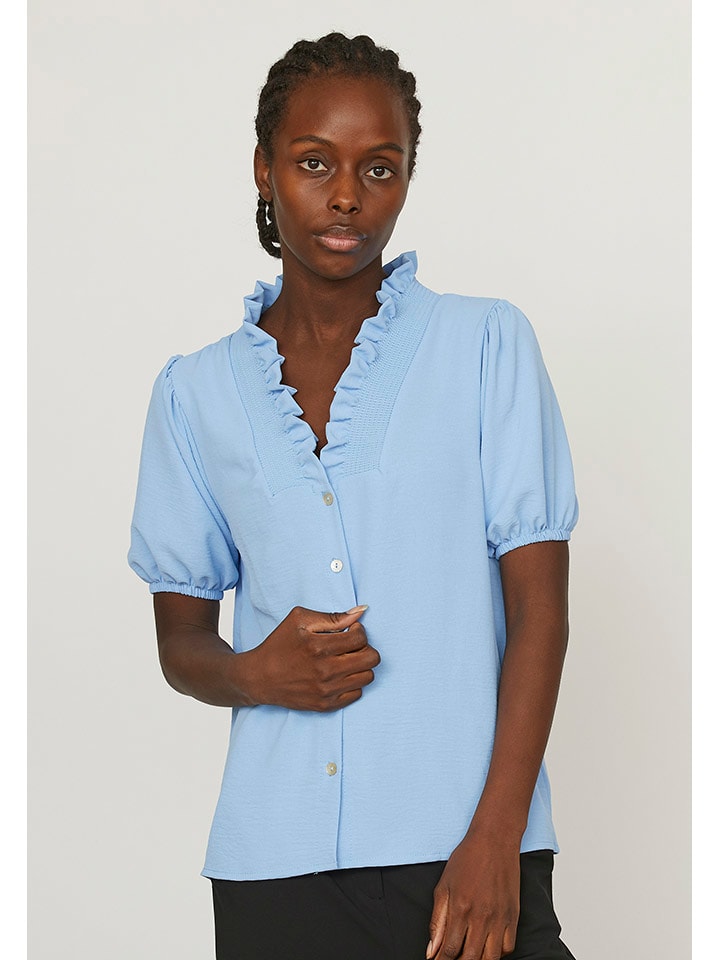 Blouse lichtblauw