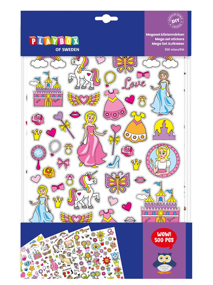 Zestaw naklejek (500 szt.) "Princess"