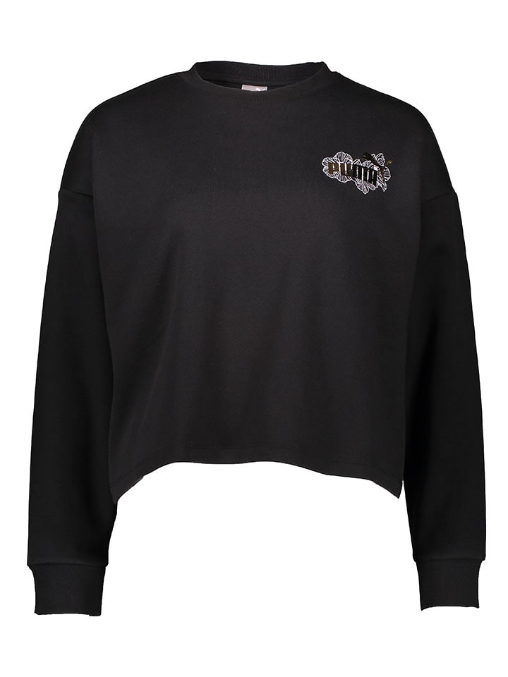 Sweatshirt "Essentials+" zwart