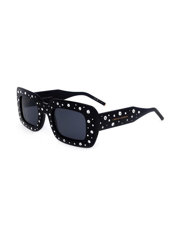 Damen-Sonnenbrille in Schwarz/ Dunkelblau