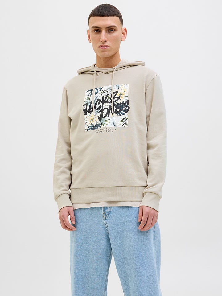 Bluza "Hawaii" w kolorze kremowym