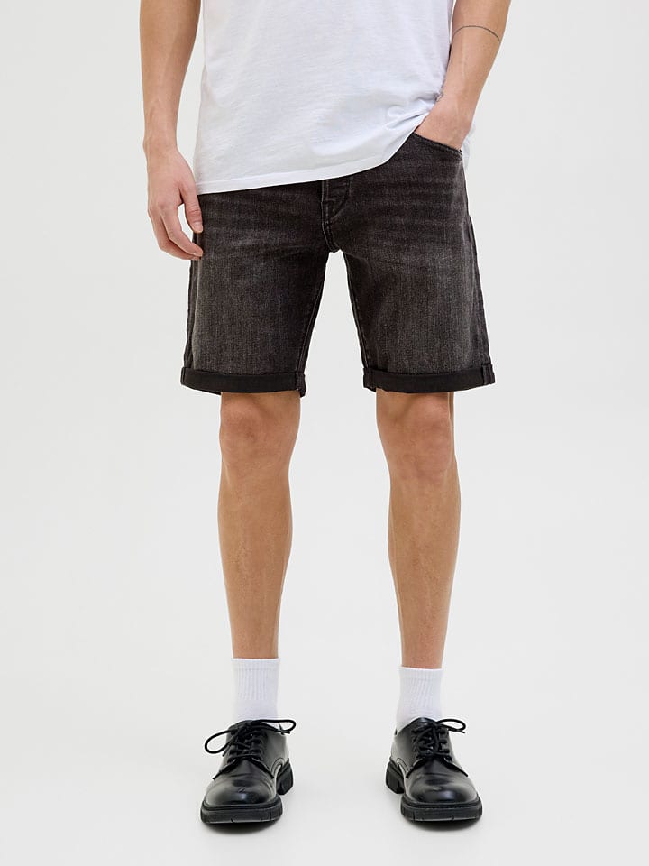 Jeans-Shorts "Rick" in Schwarz