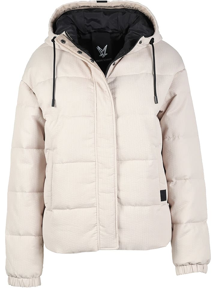 Steppjacke in Creme
